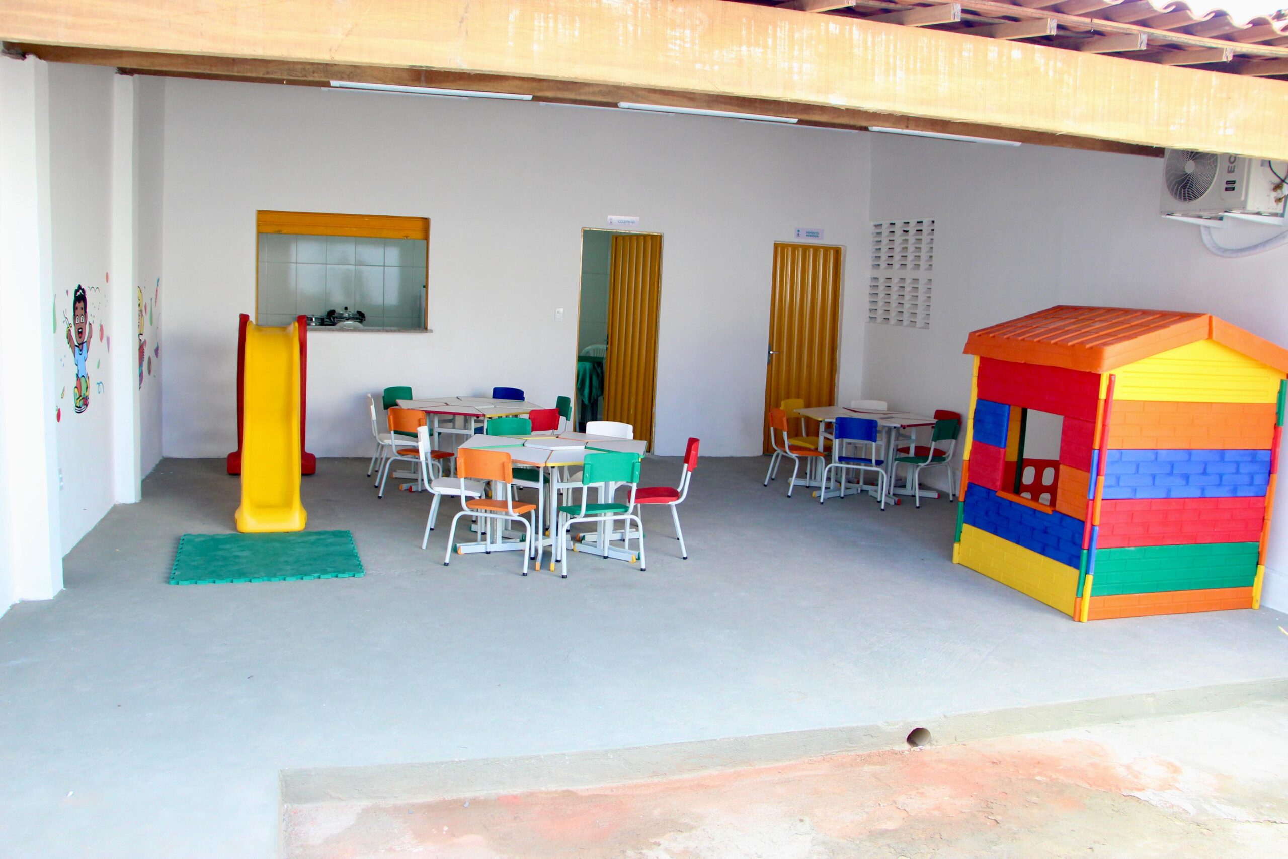Creche de Santa Rita encanta mães e crianças na zona rural de ST