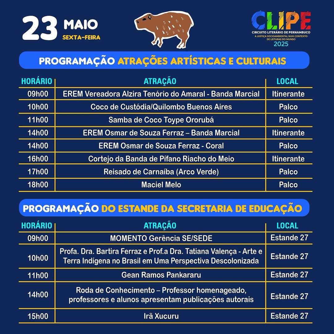 Na próxima semana, ST recebe grandes artistas de PE na Clipe 2025