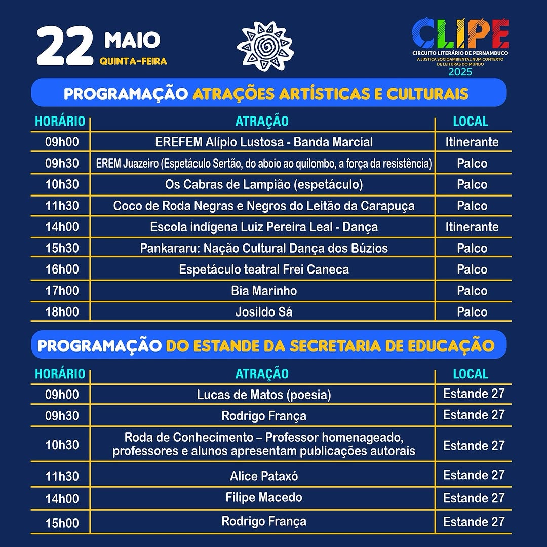 Na próxima semana, ST recebe grandes artistas de PE na Clipe 2025