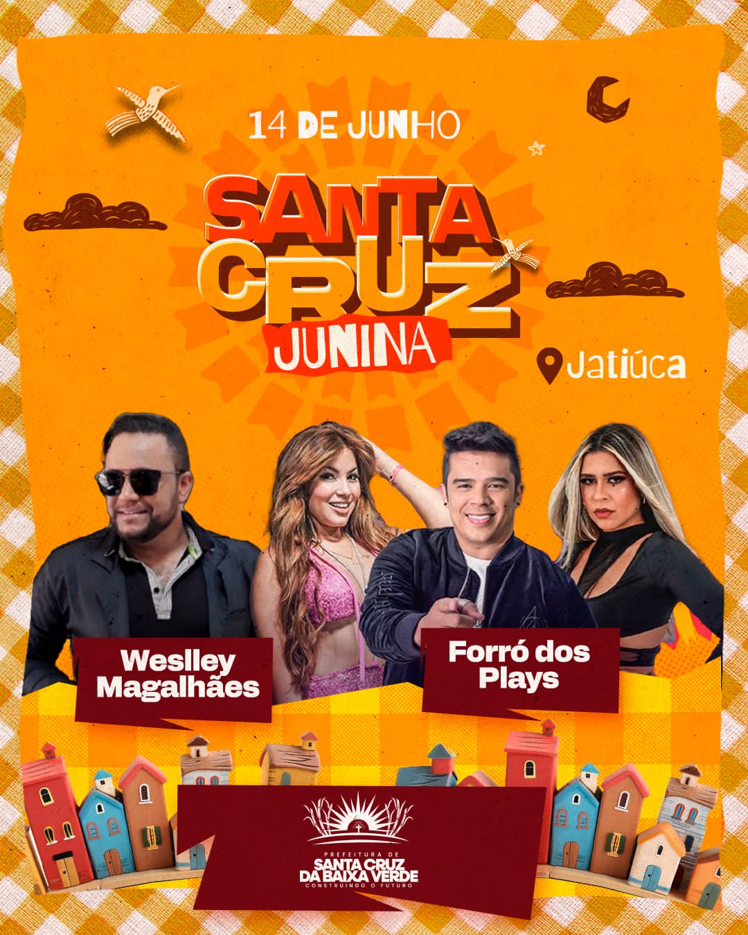 São João em Santa Cruz da Baixa Verde tem programação até o dia 29
