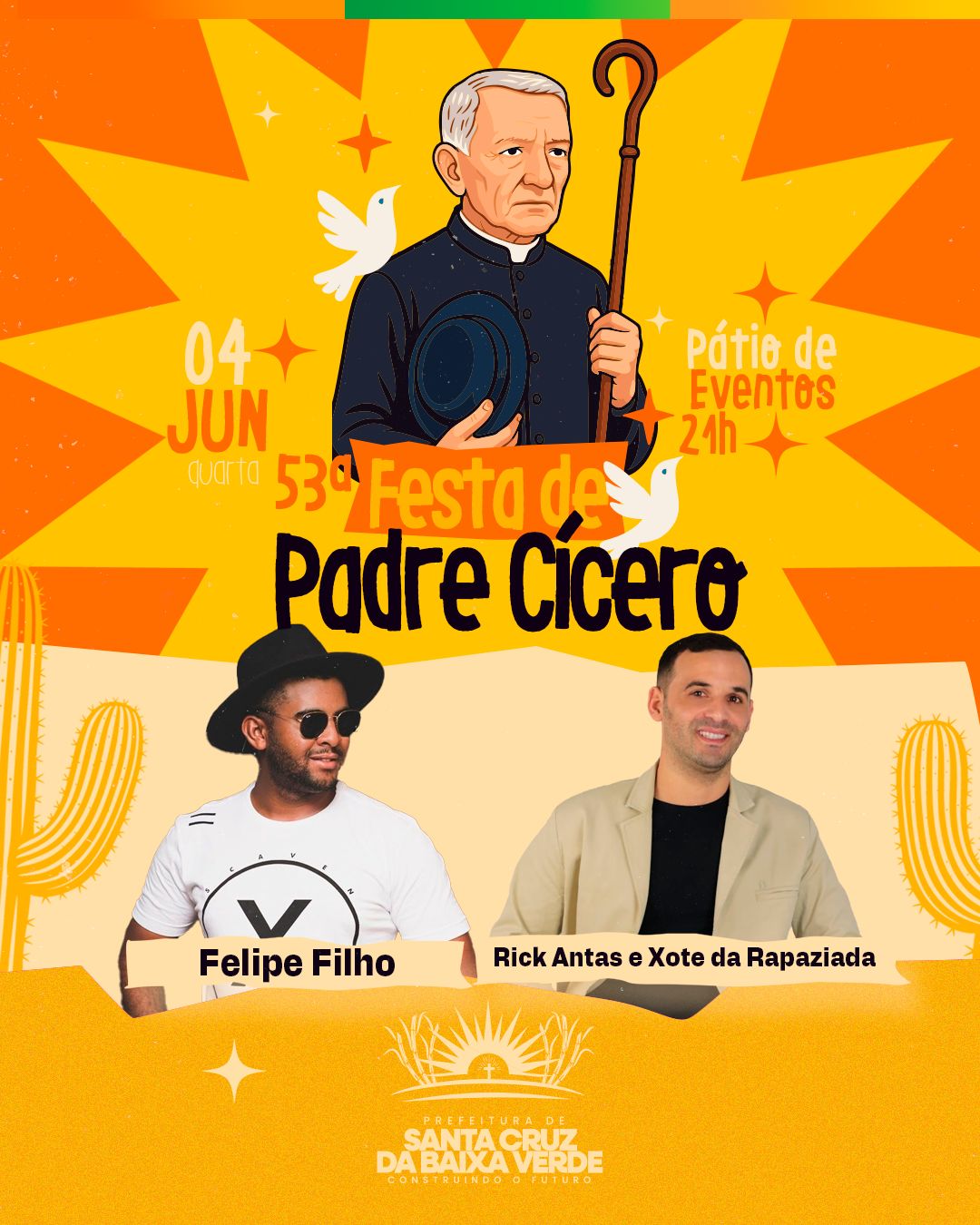 Santa Cruz da Baixa Verde celebra a 53ª Festa de Padre Cícero