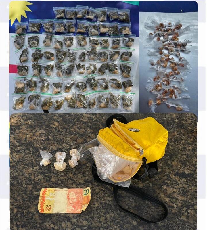 Dois homens são presos com drogas em Jaboatão 1 Foto: Divulgação/PMPE