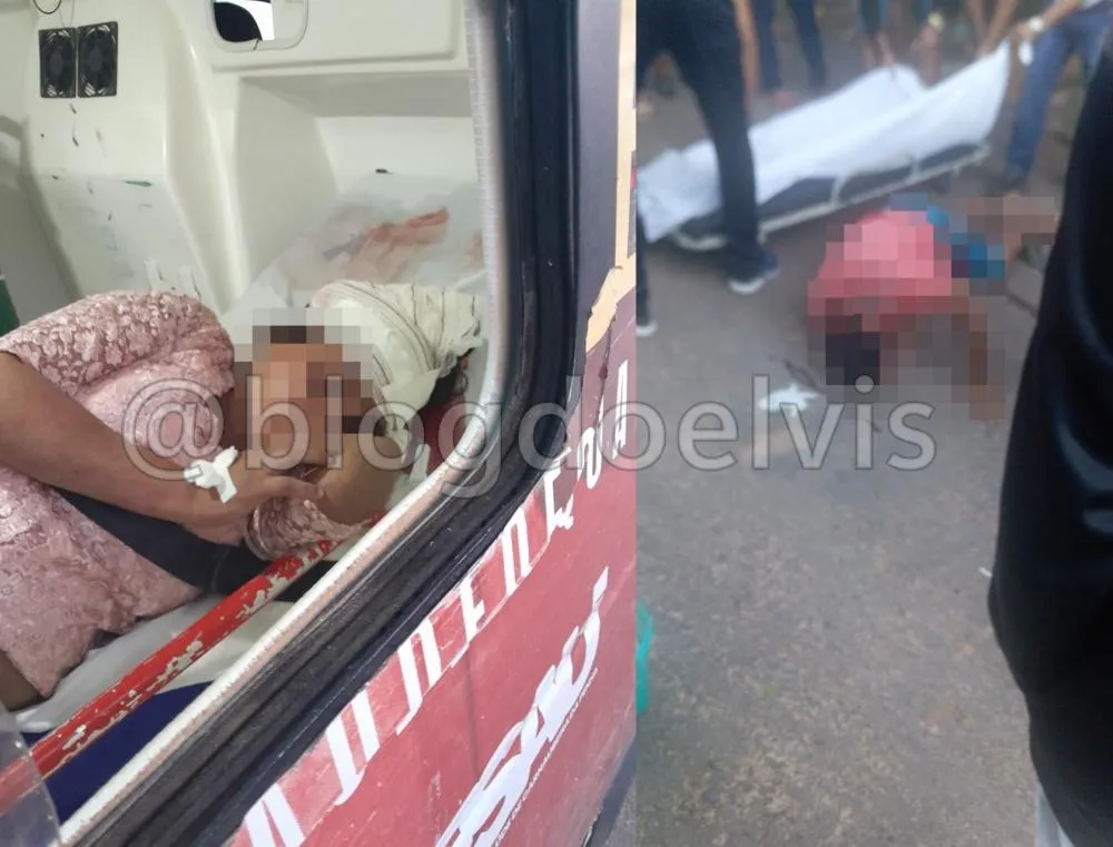 Acidente de moto deixa feridos na Serra do Arapuá