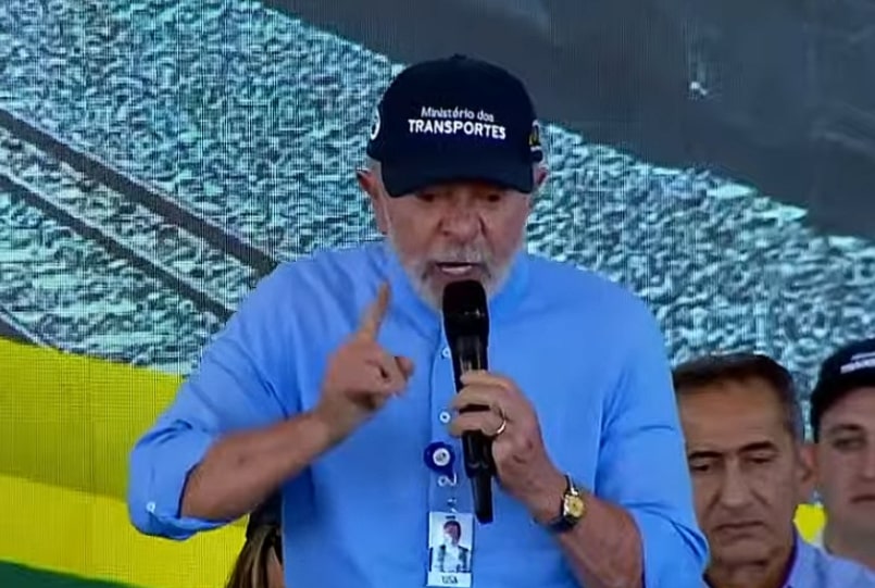 "Não vou entregar o Brasil de volta para aquele bando de maluco", diz Lula - Foto: Reprodução/Youtube/Lula