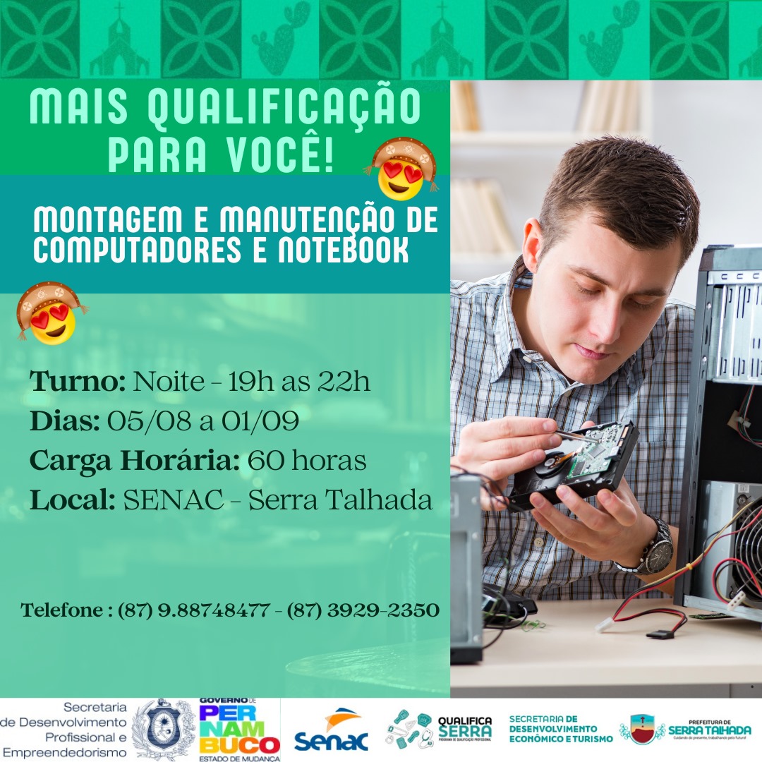 Sebastião traz à ST curso para formar técnicos em computadores