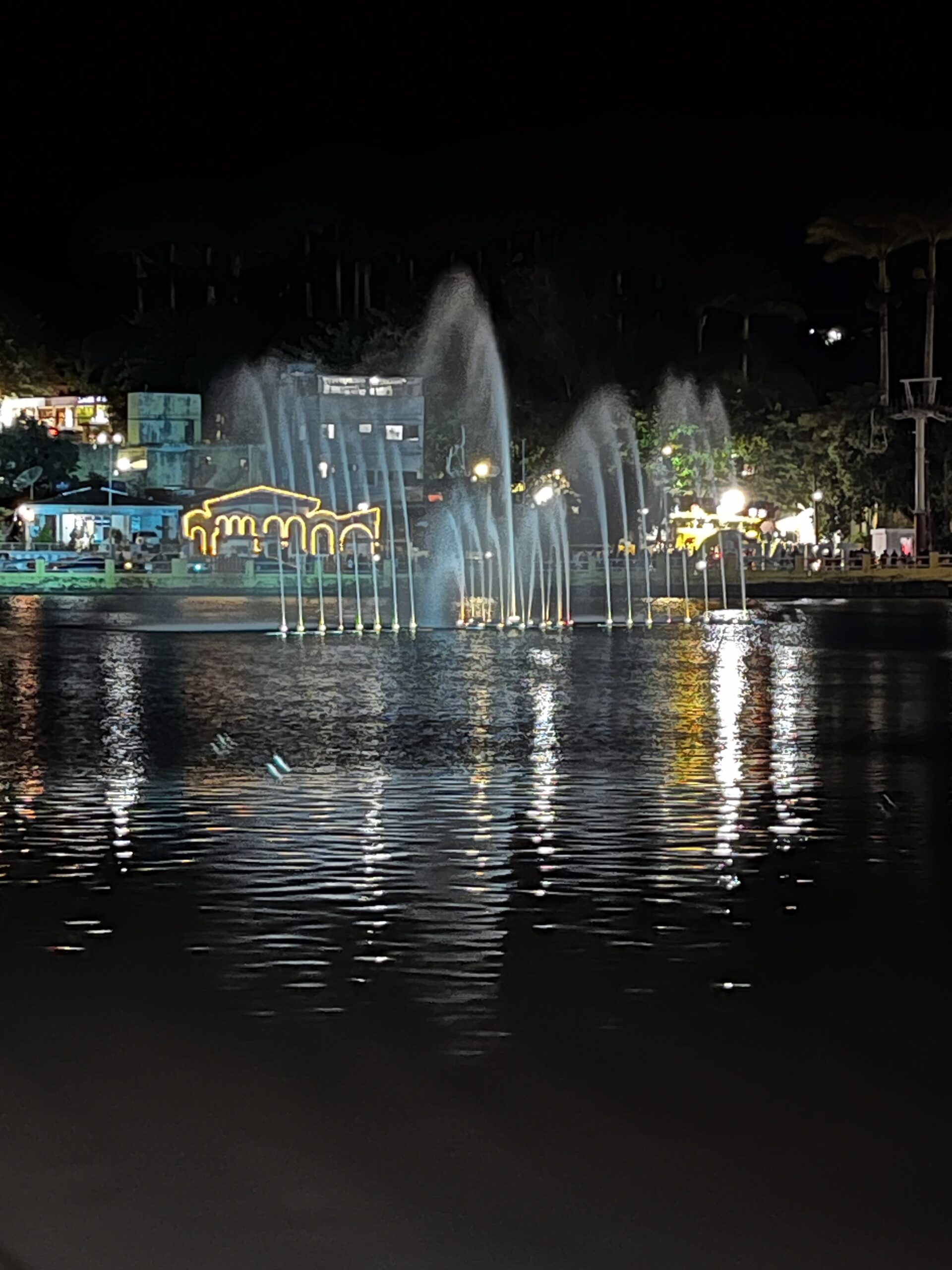Prefeito Luciano Bonfim entrega fonte luminosa no Lago João Barbosa