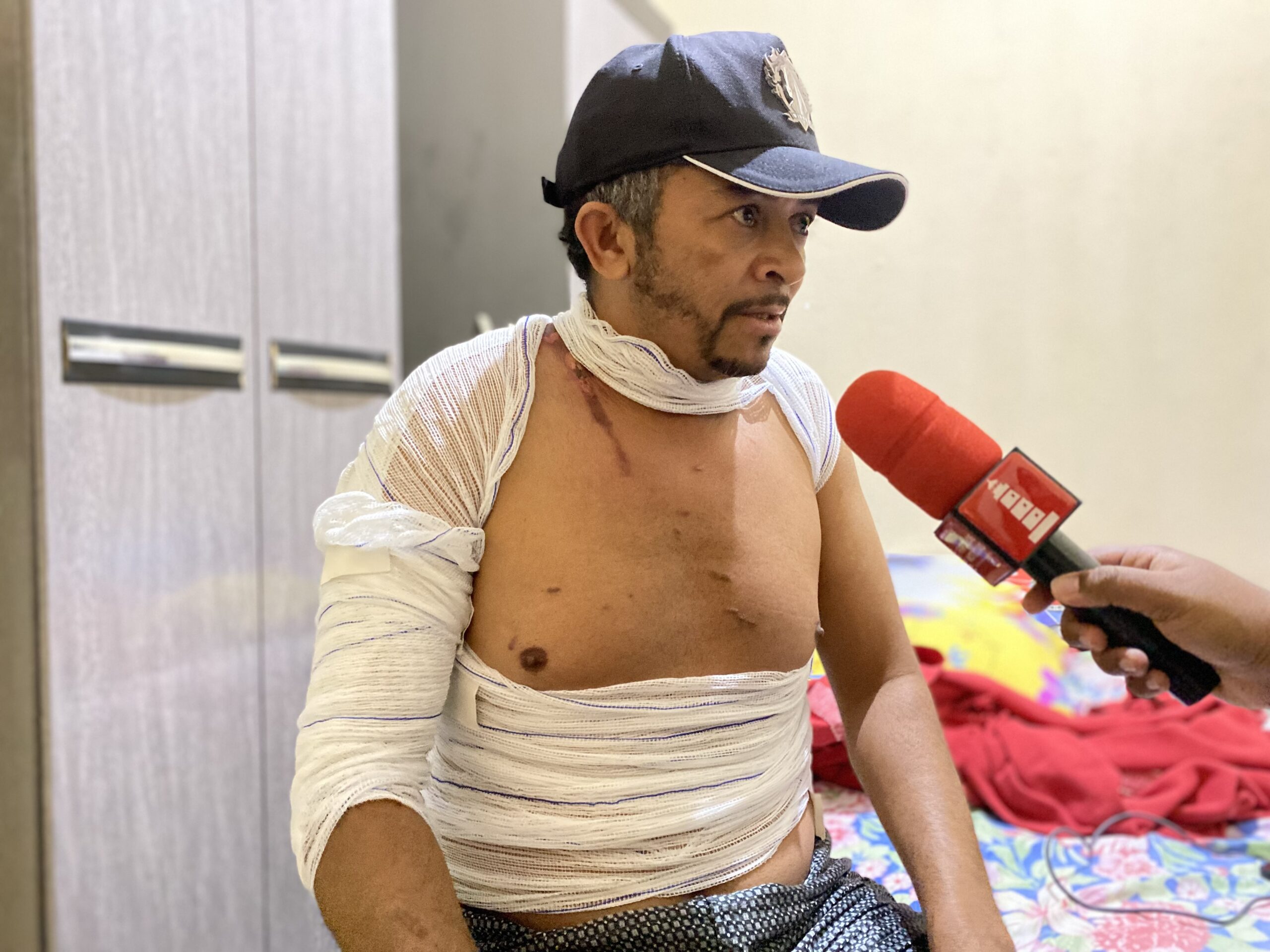 VÍTIMA DÁ ENTREVISTA AO FAROL