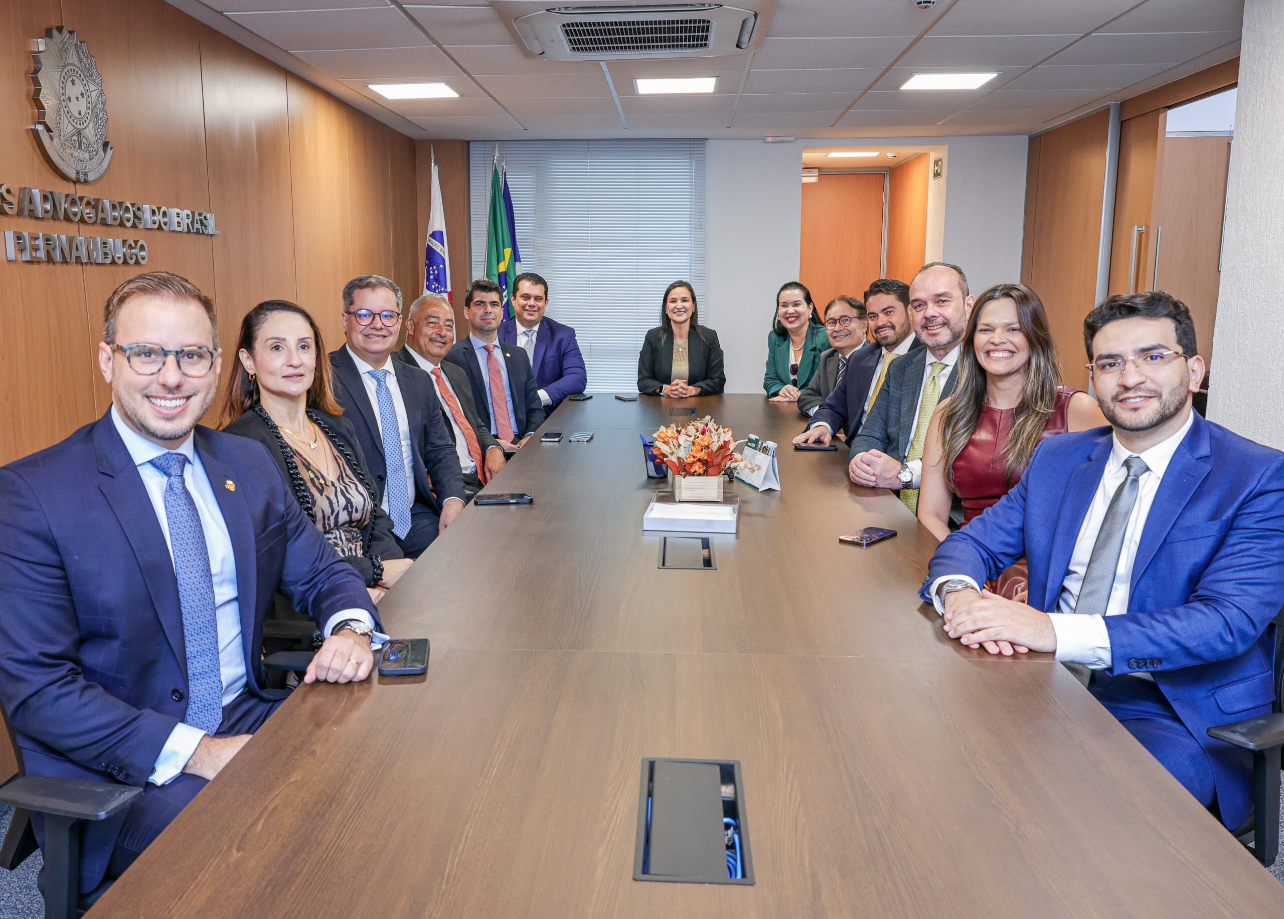 Ingrid recebe presidentes das seccionais do CE, SE e PB 1 Ingrid recebe presidentes das seccionais Ceará, Sergipe e Paraíba - Foto: Sandokan Xavier/OAB-PE