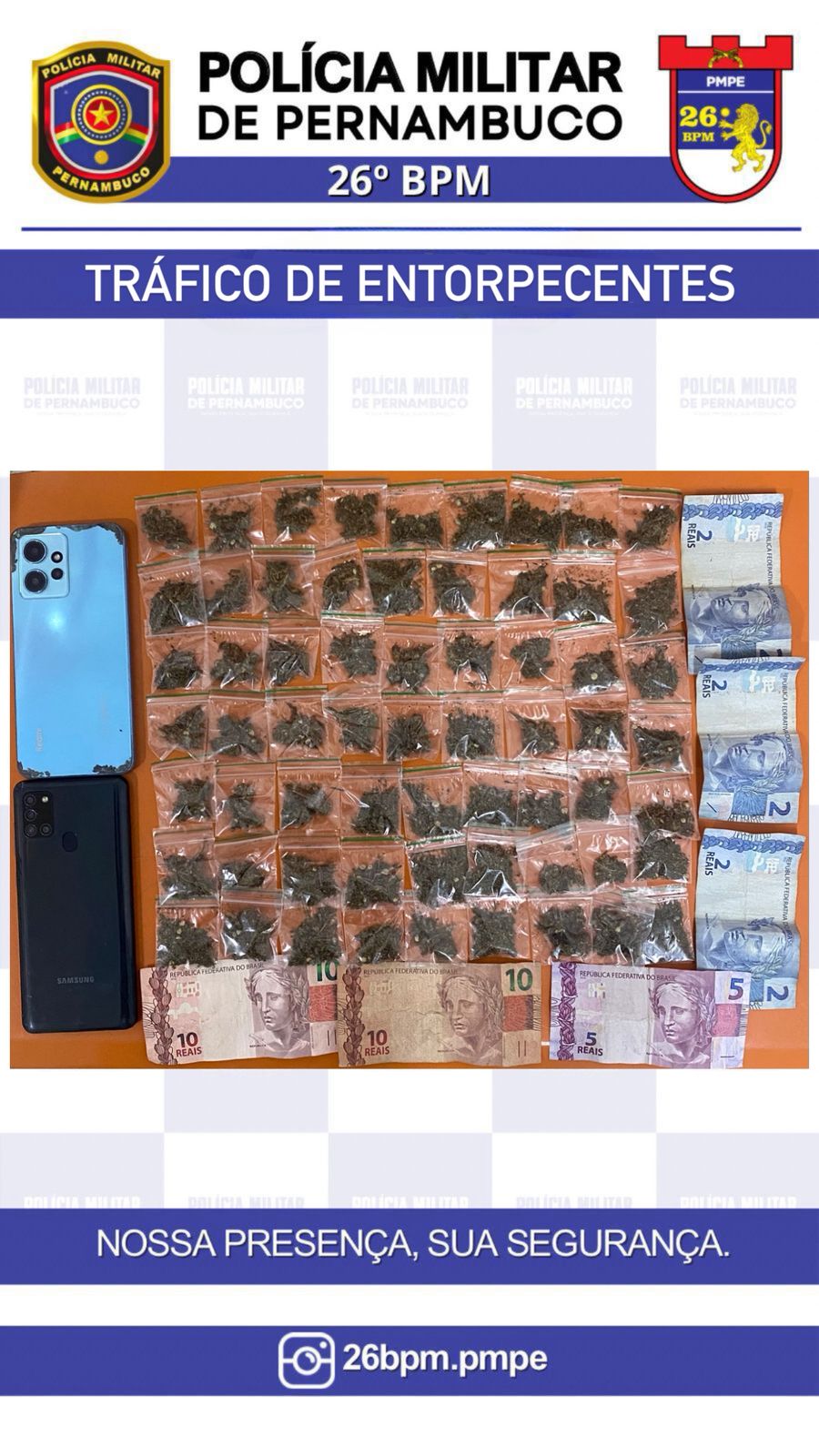 Polícia Militar extingue ponto de tráfico em Igarassu - Foto: PMPE/Divulgação