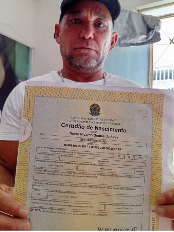 Paraibano apela para realizar sonho de encontrar mãe serra-talhadense