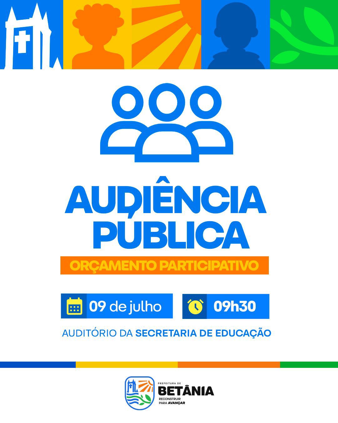 Betânia convida população para Audiência Pública