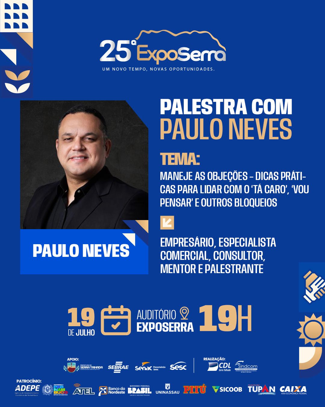 Atendimento e marketing digital serão temas na 25ª ExpoSerra