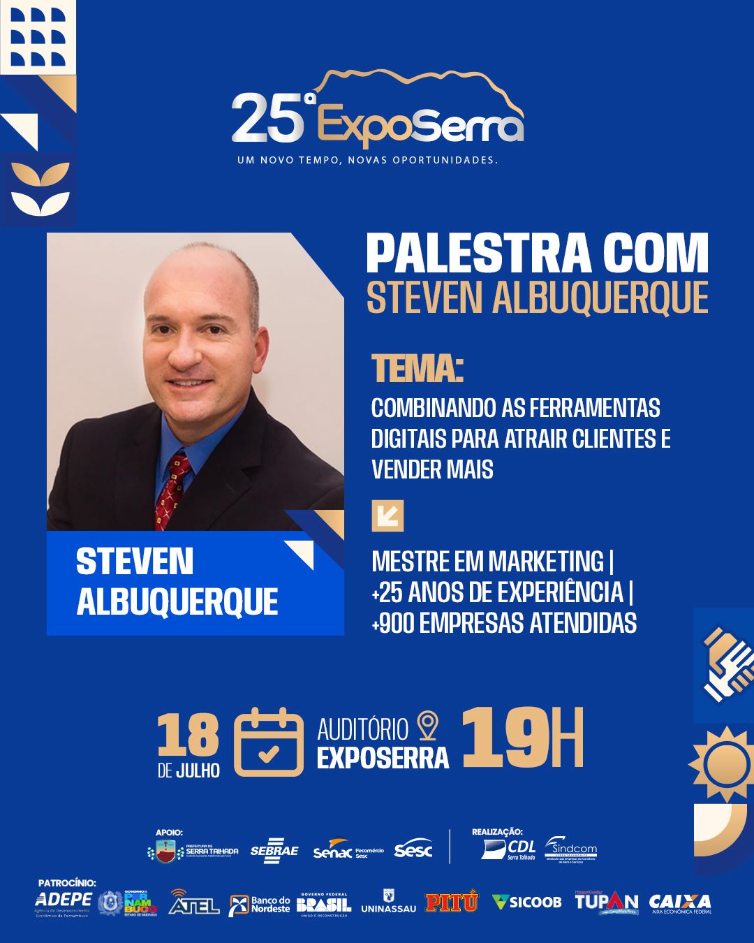 Atendimento e marketing digital serão temas na 25ª ExpoSerra