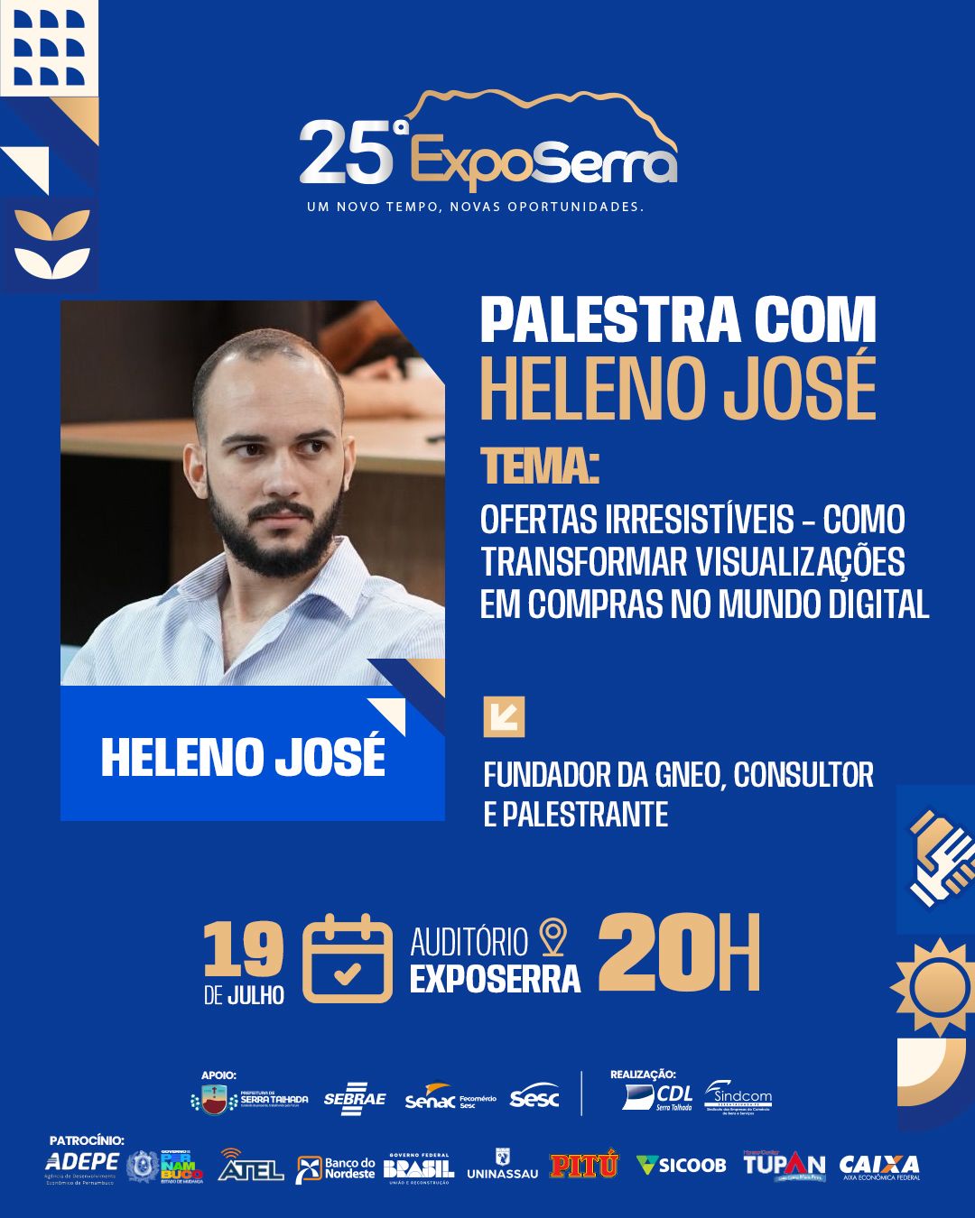 Atendimento e marketing digital serão temas na 25ª ExpoSerra