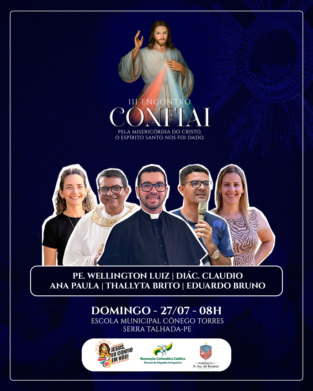 Paróquia do Rosário realiza o 3º Confiai neste fim de semana em ST 1 Paróquia do Rosário realiza o 3º Confiai neste fim de semana em ST