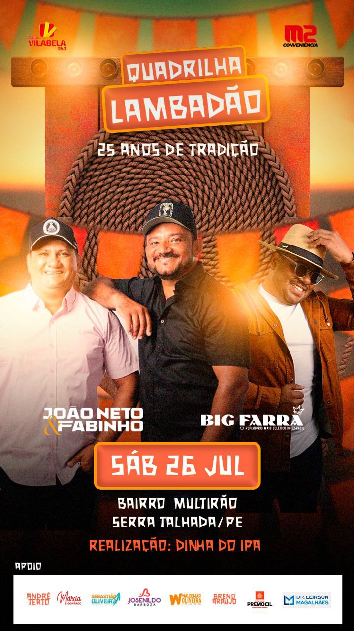 'Lambadão' comemora 25 anos com shows neste fim de semana em ST