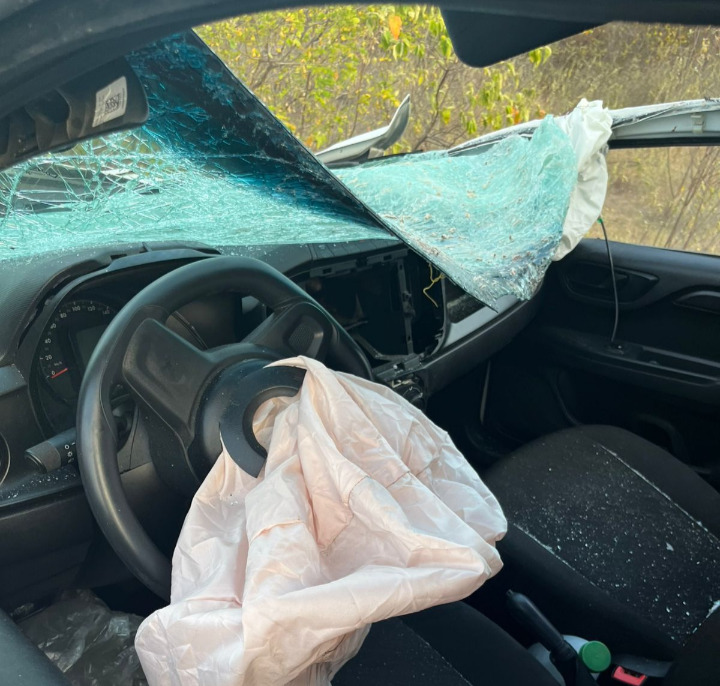 Motorista colide com animal em ST e é levado às pressas para hospital