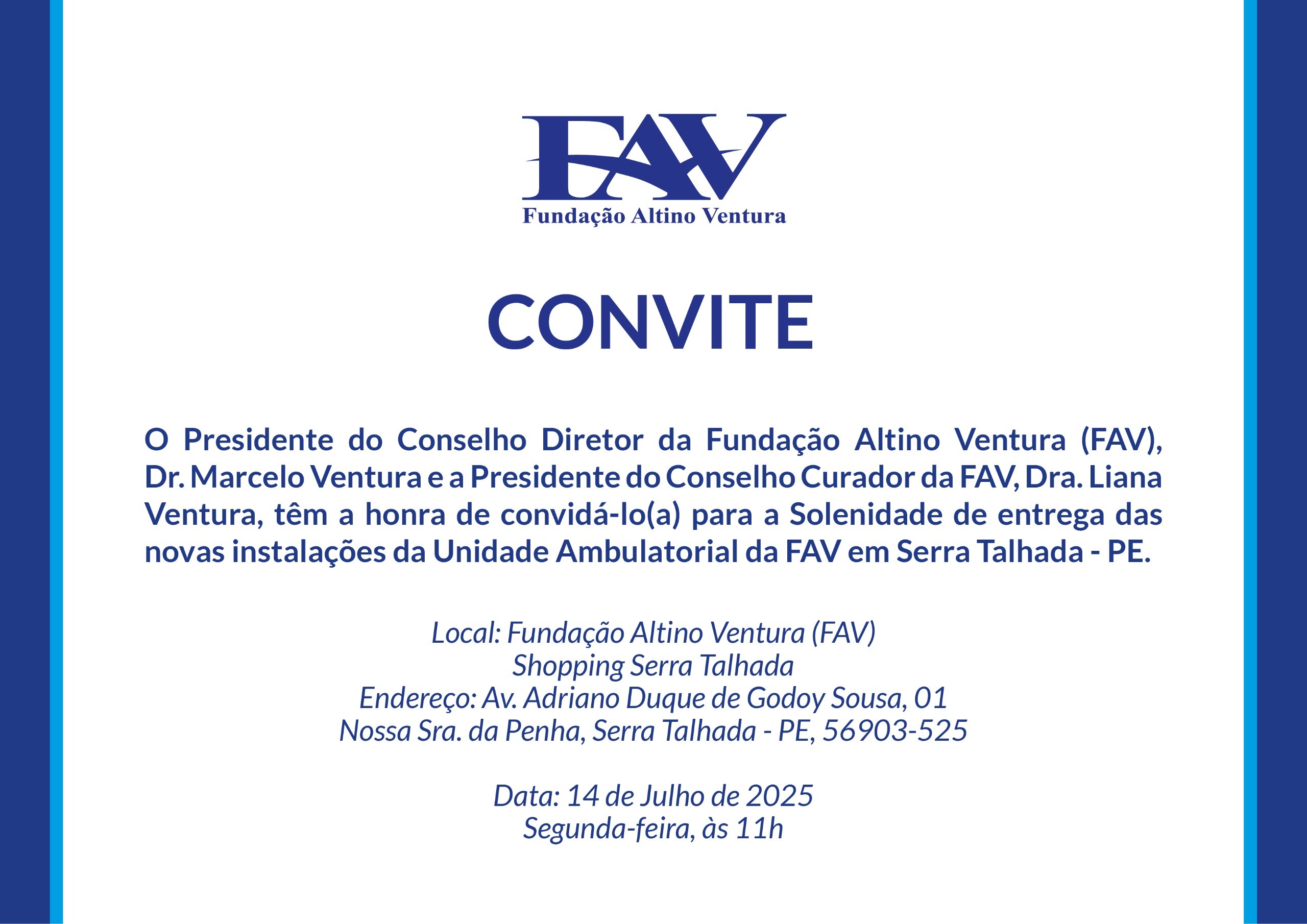 FAV em ST entrega novo espaço de atendimento dia 14 no Shopping