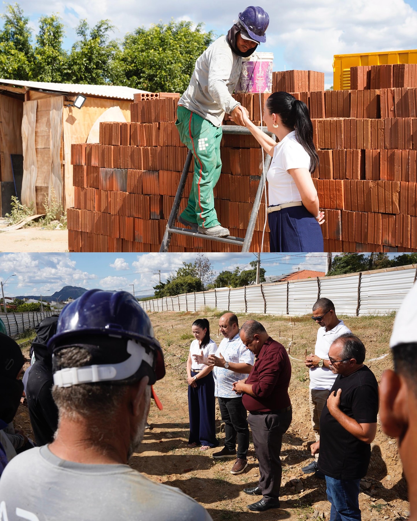 Márcia visita praça que vai custar mais de R$ 1 milhão em Serra Talhada