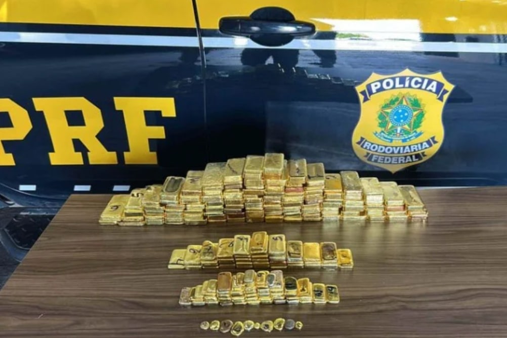 PRF faz a maior apreensão de ouro da história no valor de R$ 60 milhões 1 Foto: Divulgação/PRF