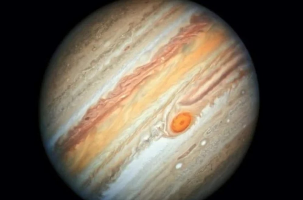 Cientistas encontram em Júpiter fenômeno nunca visto no Sistema Solar 1 Cientistas encontram em Júpiter fenômeno nunca visto no Sistema Solar - Foto: NASA, ESA, A. Simon (Goddard Space Flight Center) e MH Wong (Universidade da Califórnia, Berkeley