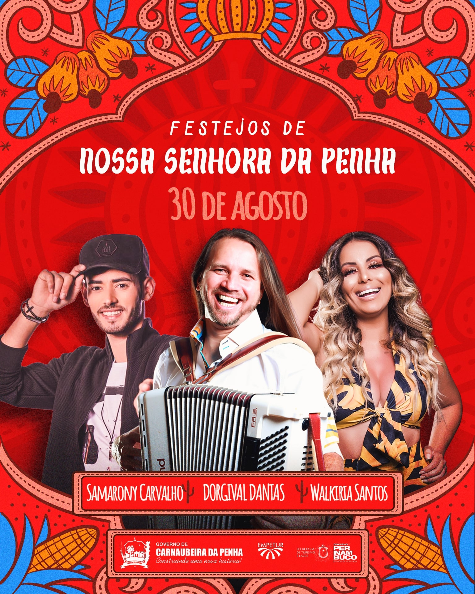 Festejos de Nossa Senhora da Penha tem abertura revelada 1 Festejos de Nossa Senhora da Penha tem abertura revelada