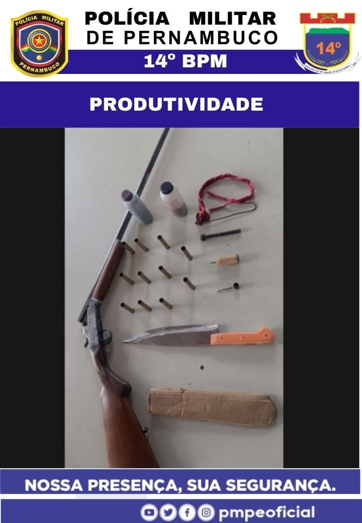 PM evita tentativa de homicídio em ST; homem estava com espingarda 1 PM evita tentativa de homicídio em ST; homem estava com espingarda