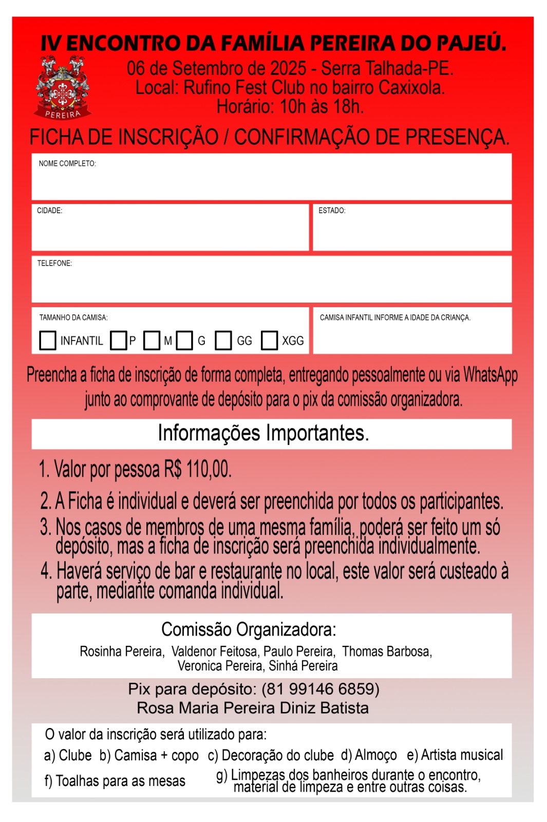 Família Pereira reúne gerações durante a Festa de Setembro em ST