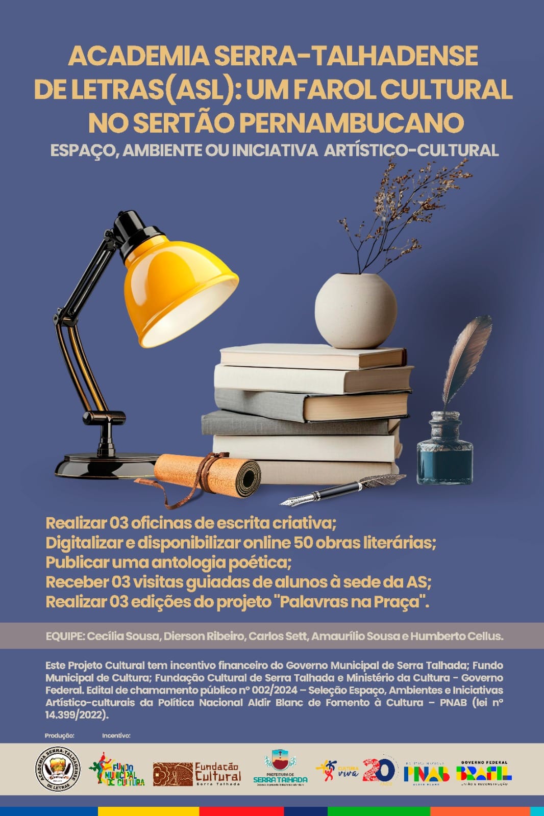 Academia Serra-talhadense de Letras realiza ações com jovens estudantes