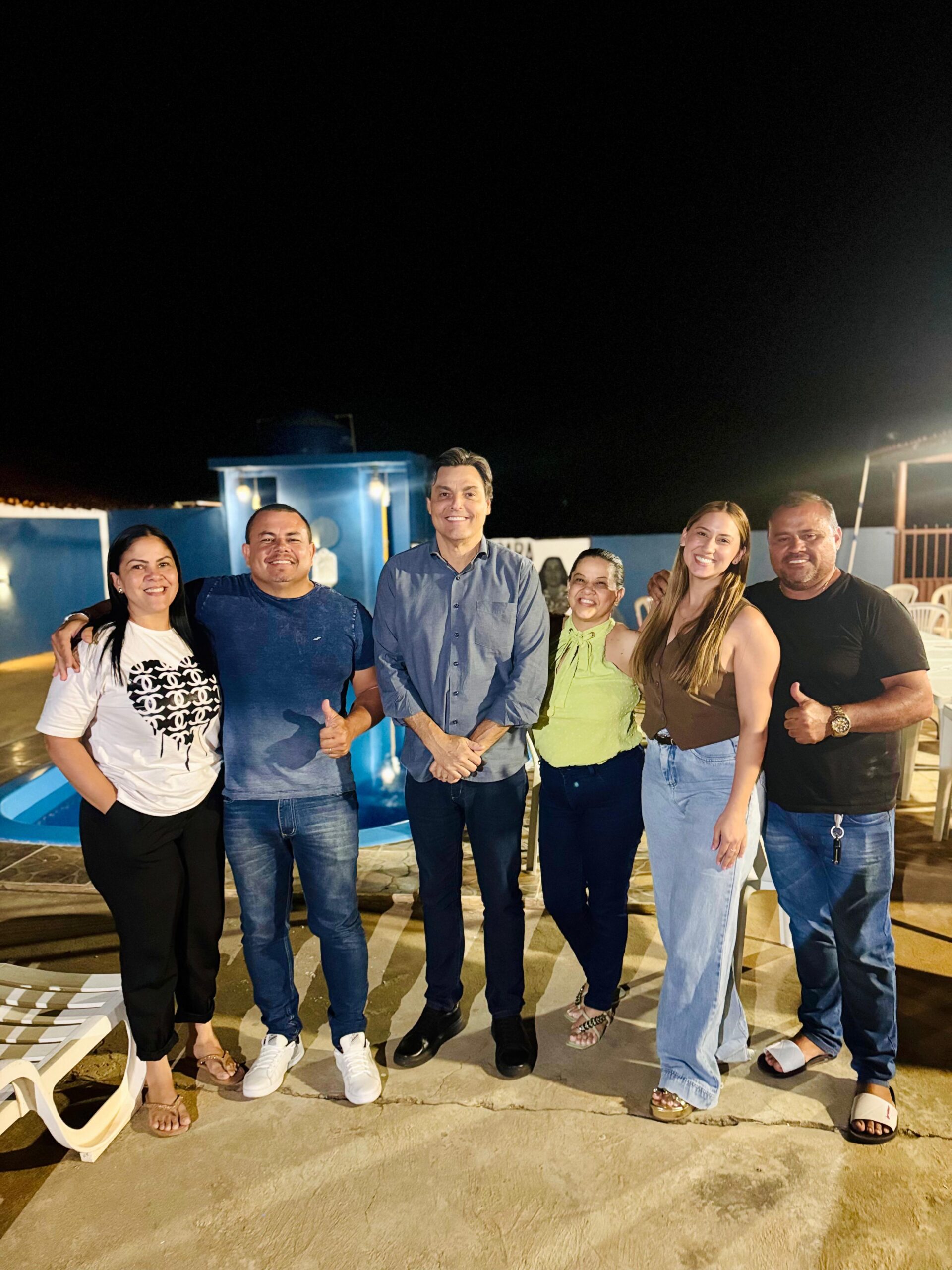 Marconi Santana reforça liderança em visita à Carnaíba