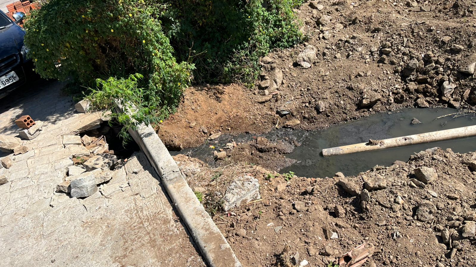 Moradora denuncia esgotos a céu aberto na Caxixola e proliferação de insetos 1 Moradora denuncia esgotos a céu aberto na Caxixola e proliferação de insetos