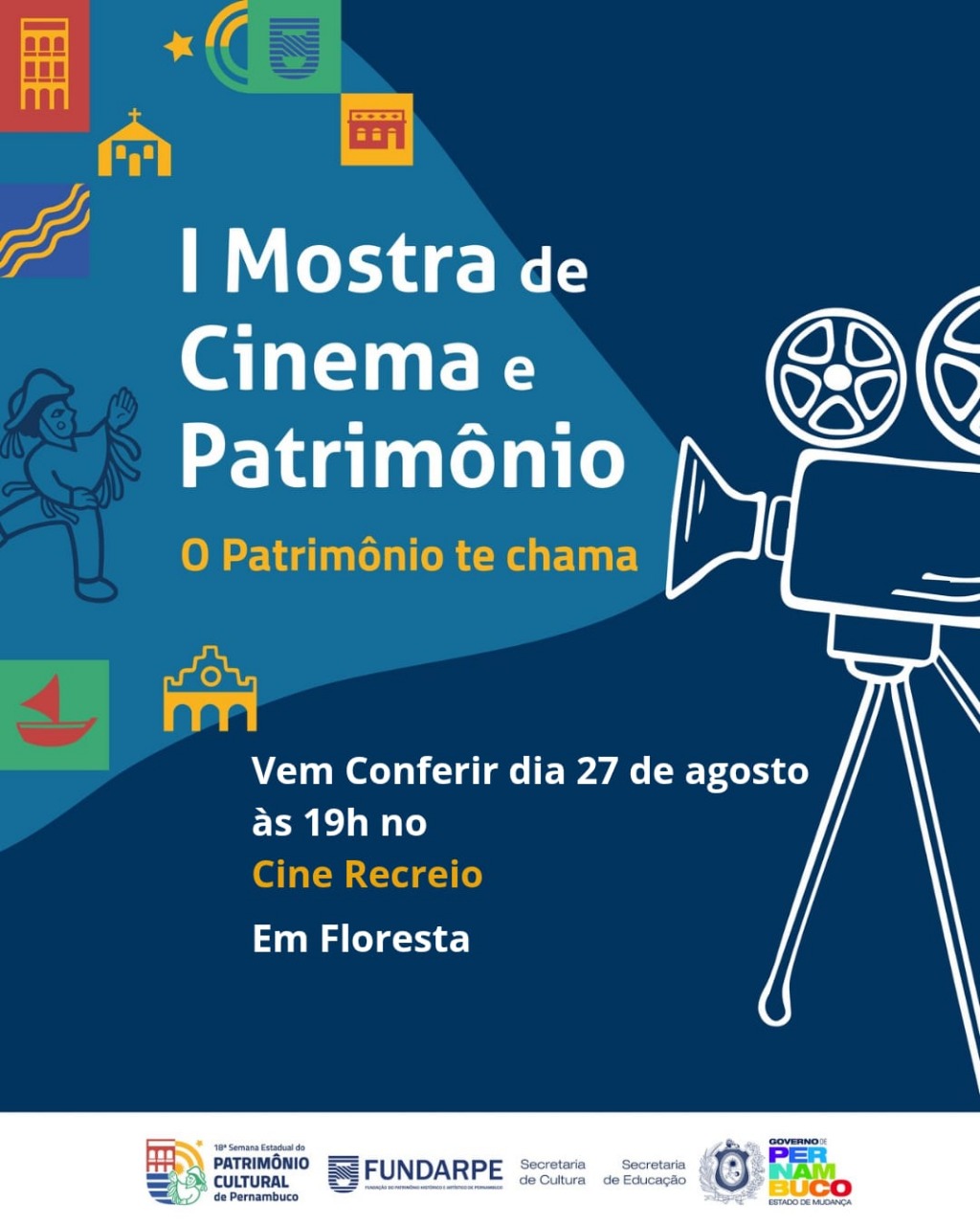 1ª Mostra de Cinema e Patrimônio chega ao Sertão