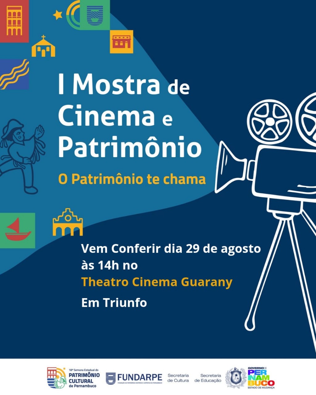1ª Mostra de Cinema e Patrimônio chega ao Sertão