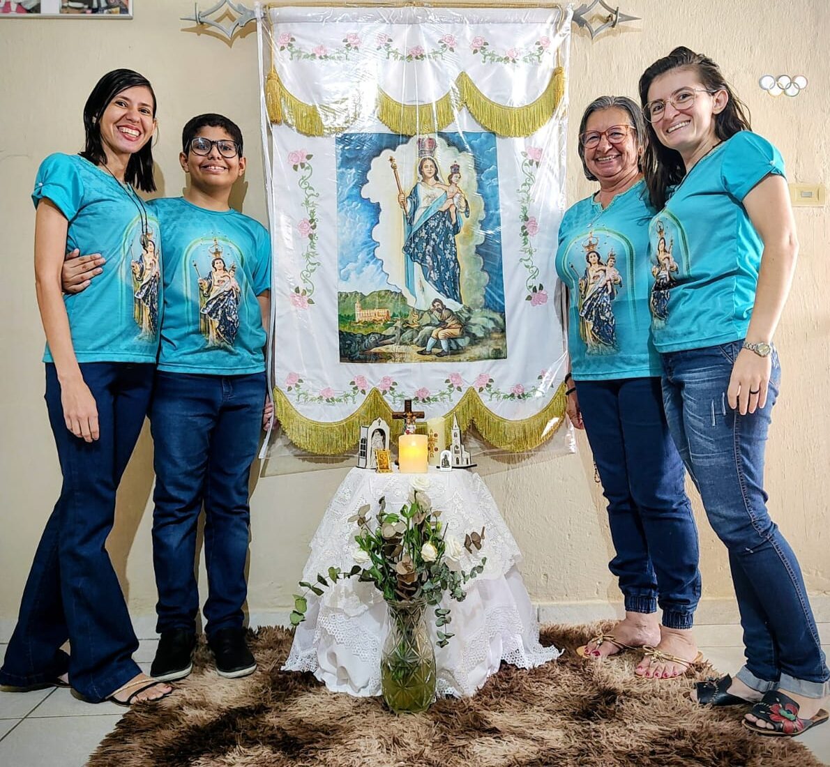 Família de ST descreve a emoção em receber a Bandeira da Penha 1 Família de ST descreve a emoção em receber a Bandeira da Penha