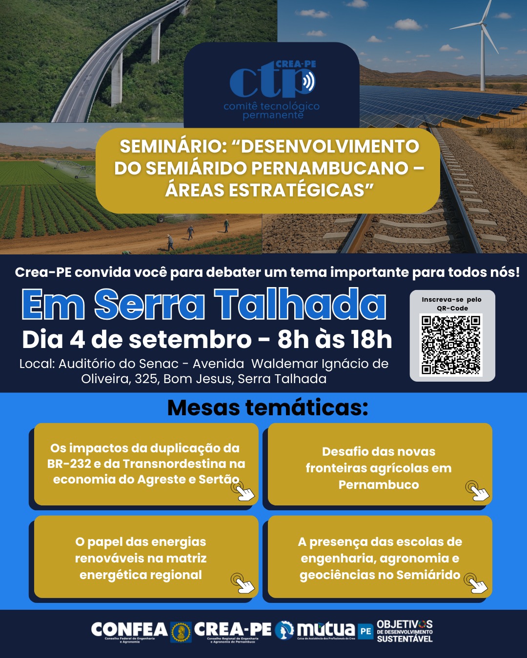 Crea-PE promove debate sobre o semiárido em ST