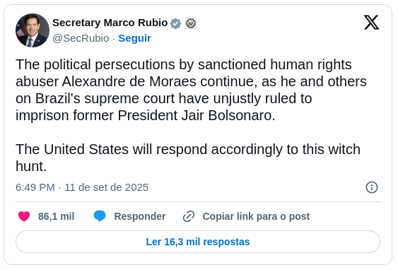 Foto: Reprodução/X