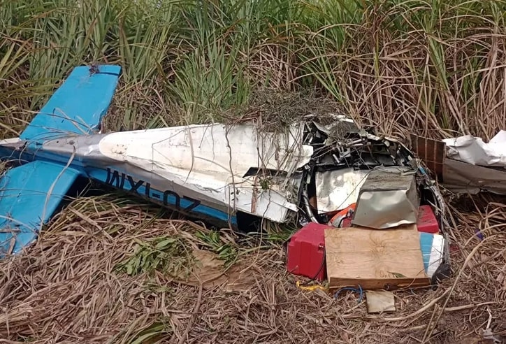 Avião monomotor com 180 kg de cocaína cai e piloto morre - Foto: Reprodução