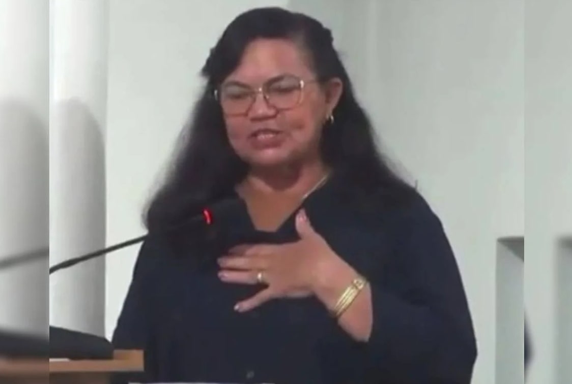 Vereadora afirma ser 'a favor da violência contra mulher' durante sessão: 'Merece apanhar' 1 Vereadora afirma ser 'a favor da violência contra mulher' durante sessão - Foto: Reprodução/Redes Sociais