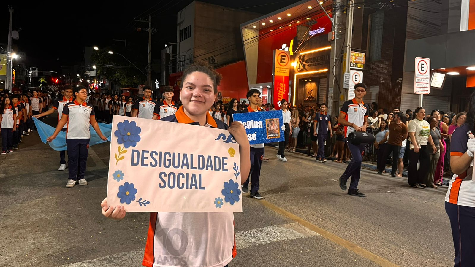 Confira o álbum de fotos do Farol no desfile cívico de 7 de setembro em ST