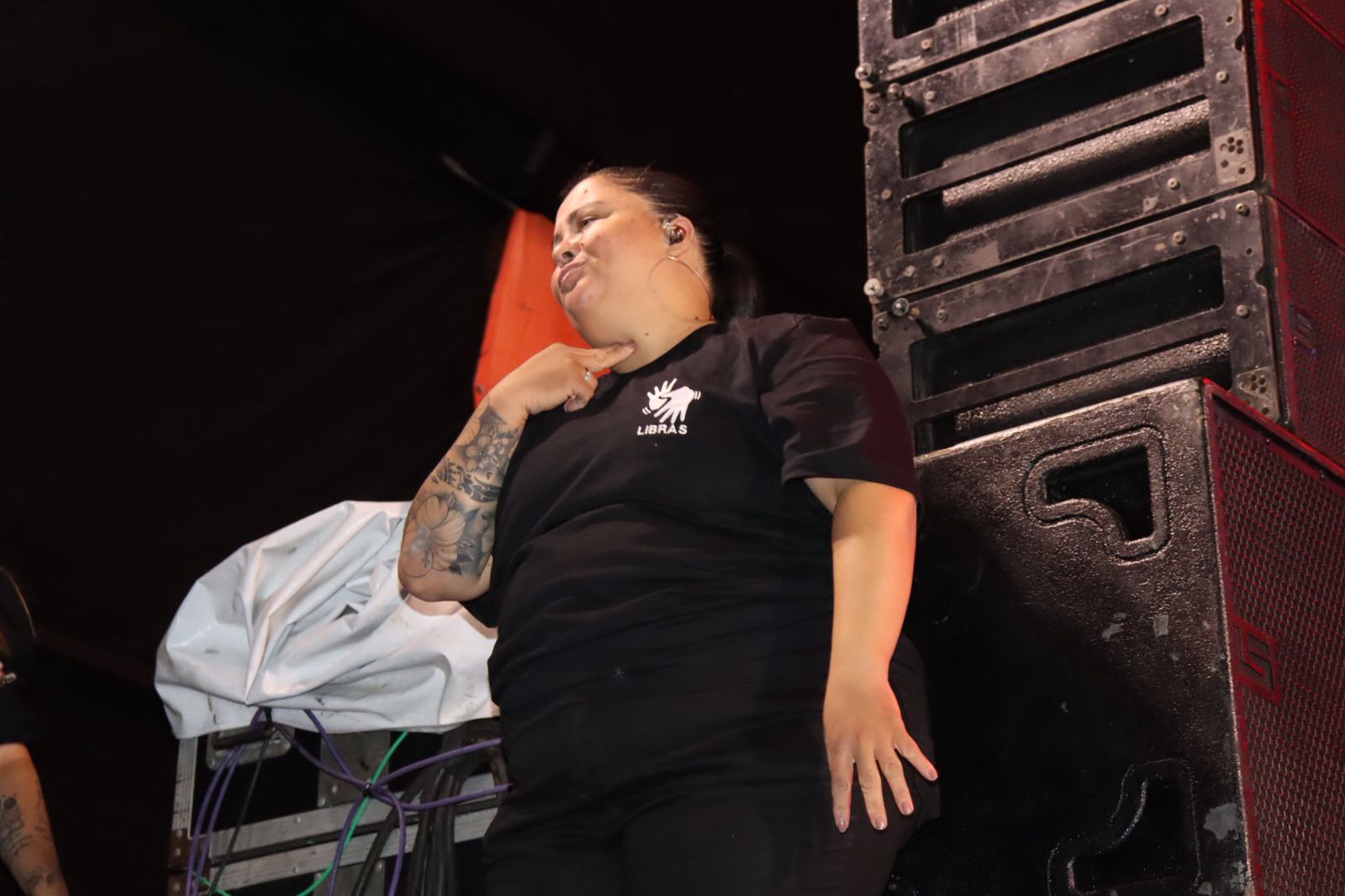 Intérpretes de libras garantiram acessibilidade na Festa de Setembro