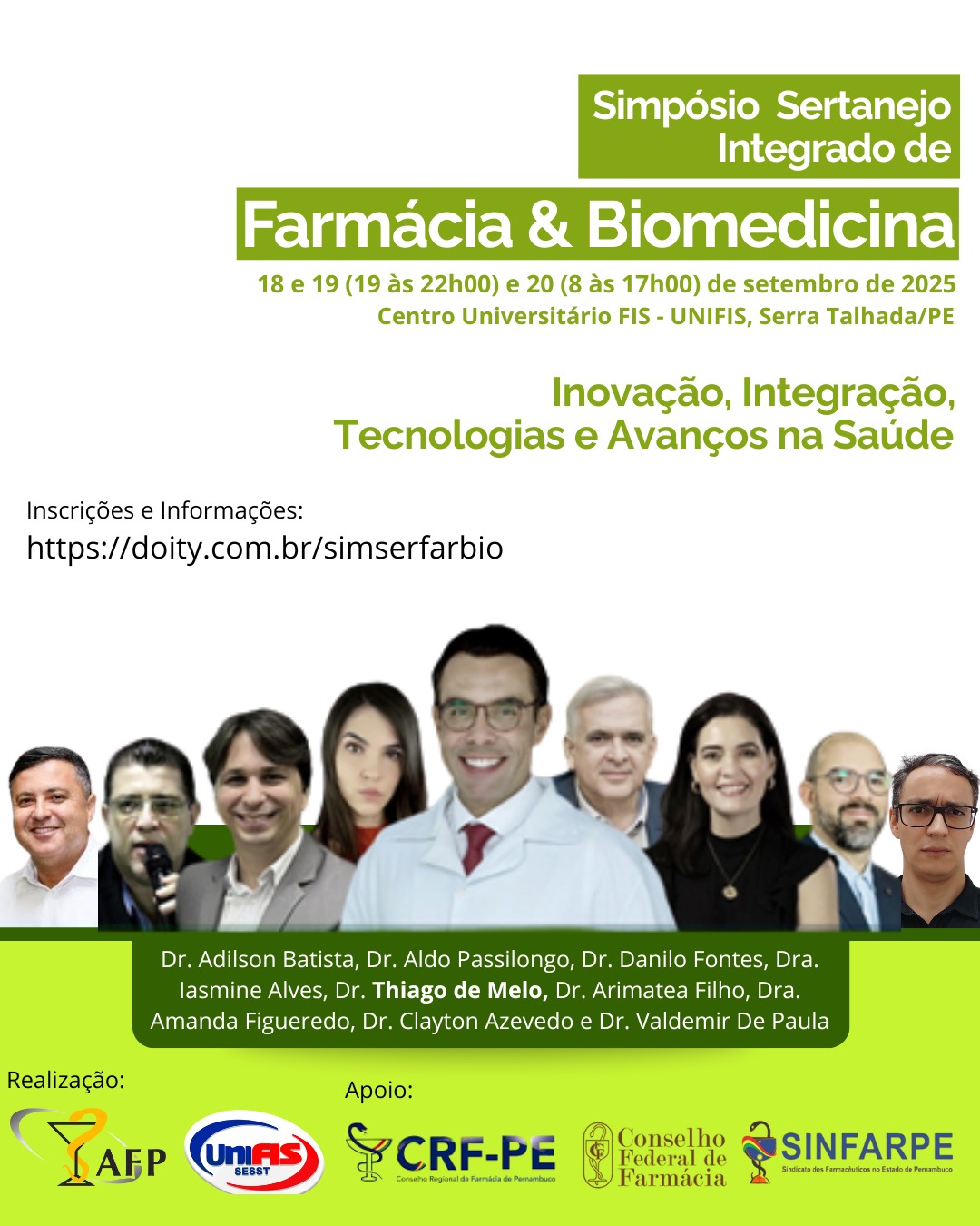 Unifis recebe I Simpósio Sertanejo Integrado de Farmácia e Biomedicina 1 Unifis