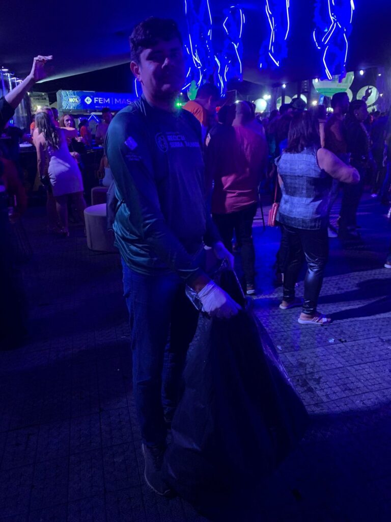 Márcia comemora arrecadação de quase 2 toneladas de reciclados