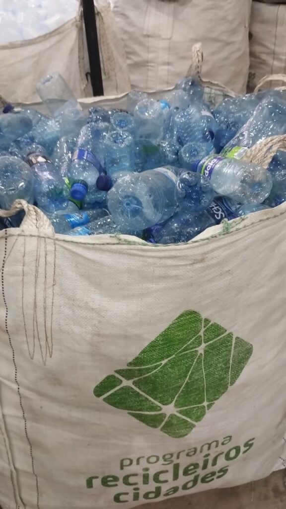 Márcia comemora arrecadação de quase 2 toneladas de reciclados