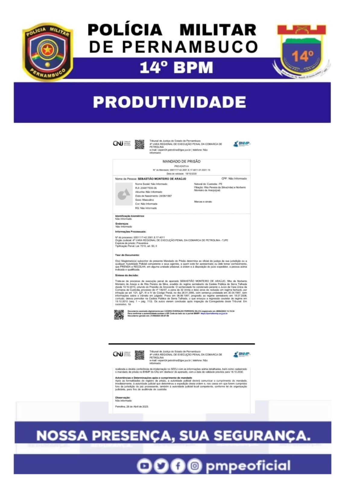 PM prende condenado por homicídio foragido há 15 anos da Cadeia de ST