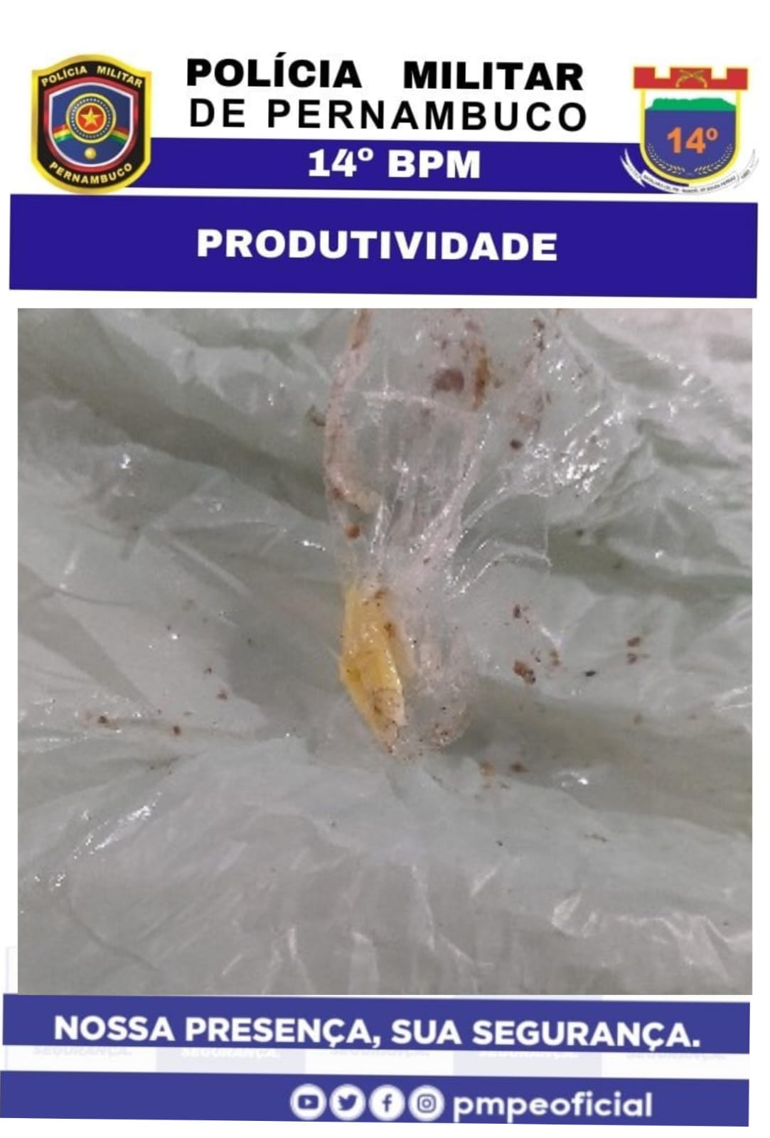 Polícia Militar apreende em flagrante "coveiro das drogas" nesta 6ª em ST