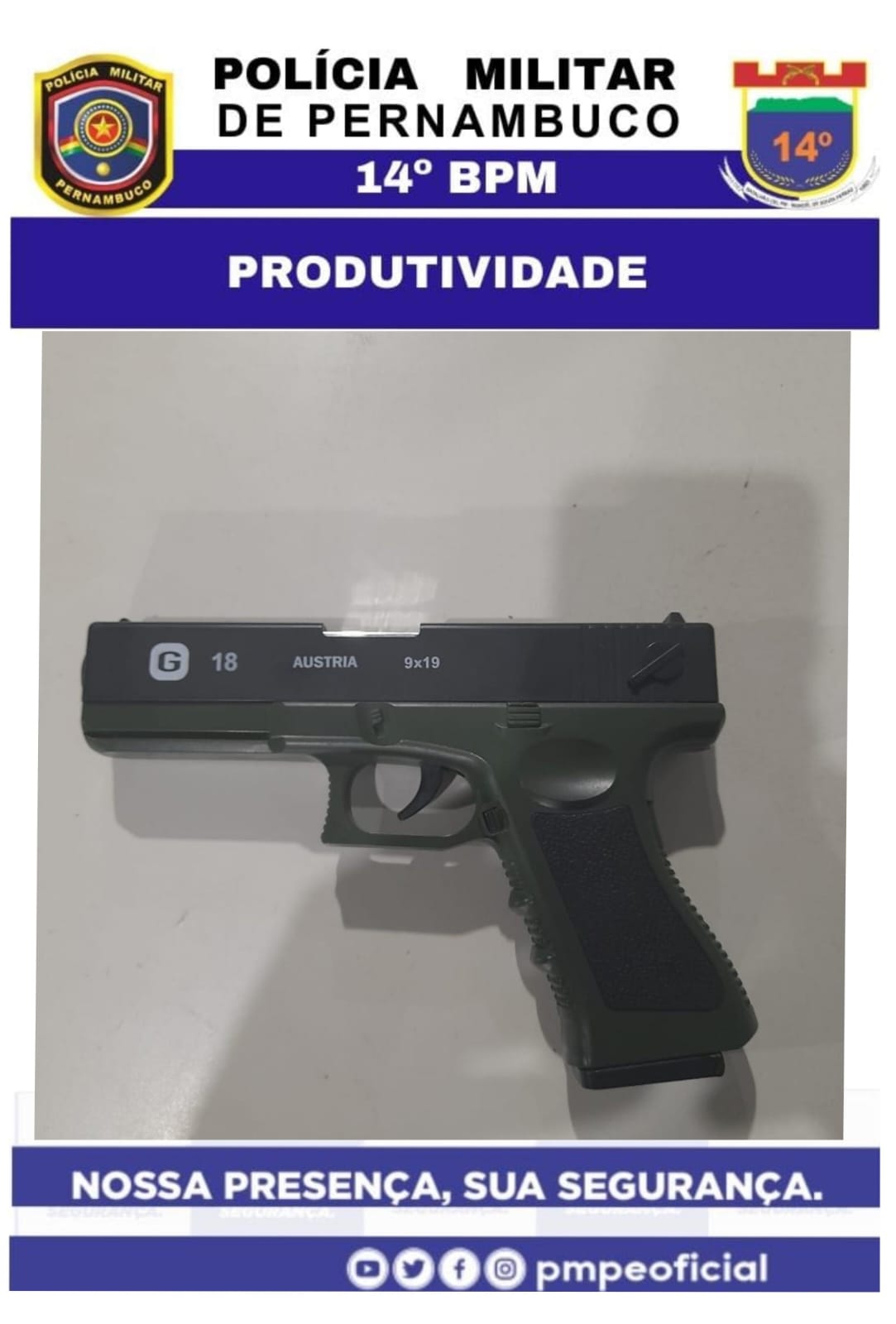 Homens são detidos com simulacro de arma de fogo em bar de ST 1 Homens são detidos com simulacro de arma de fogo em bar de ST