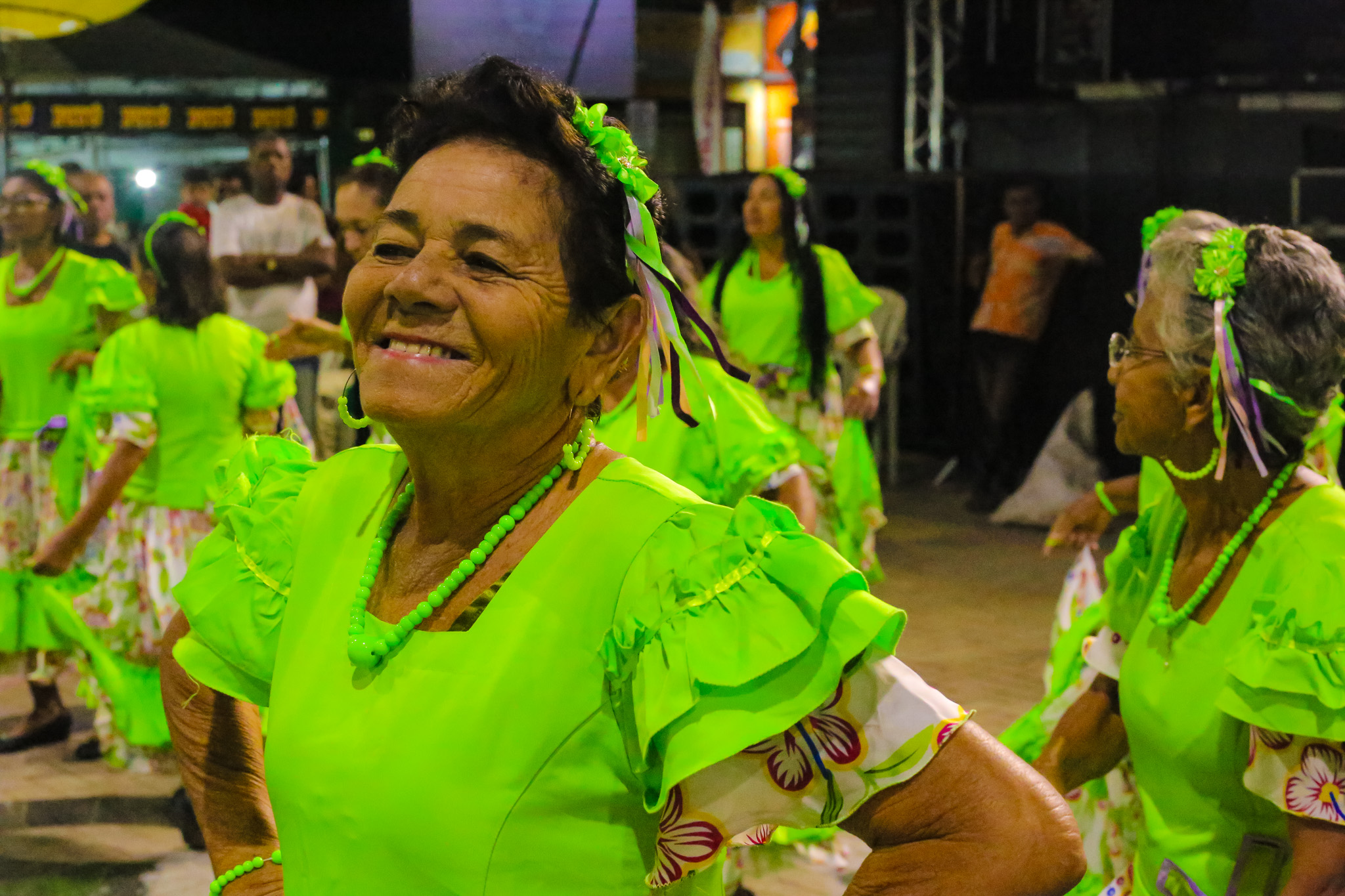 Samba, pagode e xaxado foram atrações na 9ª noite da Festa da Penha