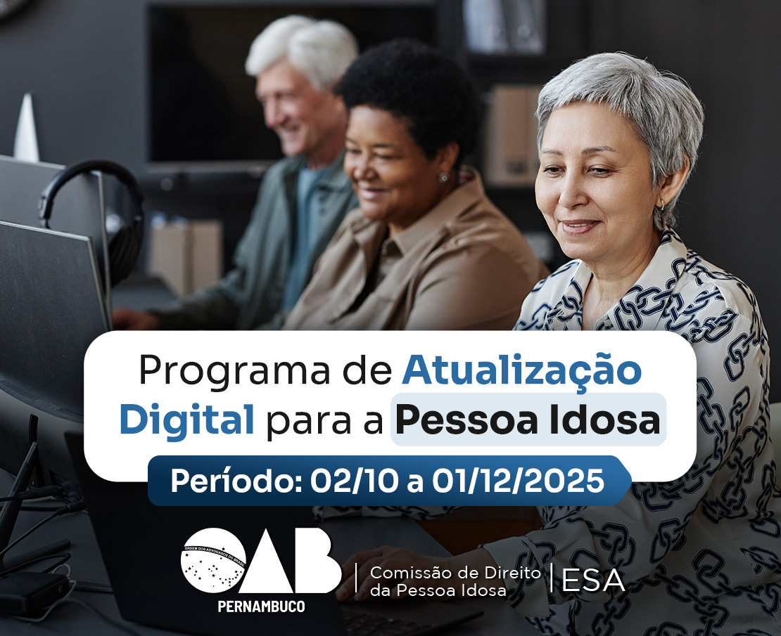 OAB-PE promove programa de atualização digital para idosos