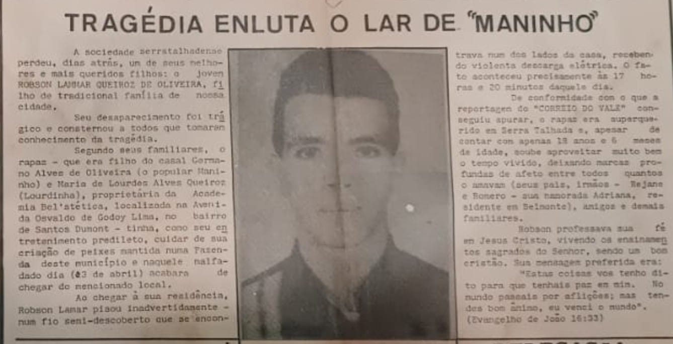 As lembranças de Maninho e a tragédia que marcou Serra Talhada