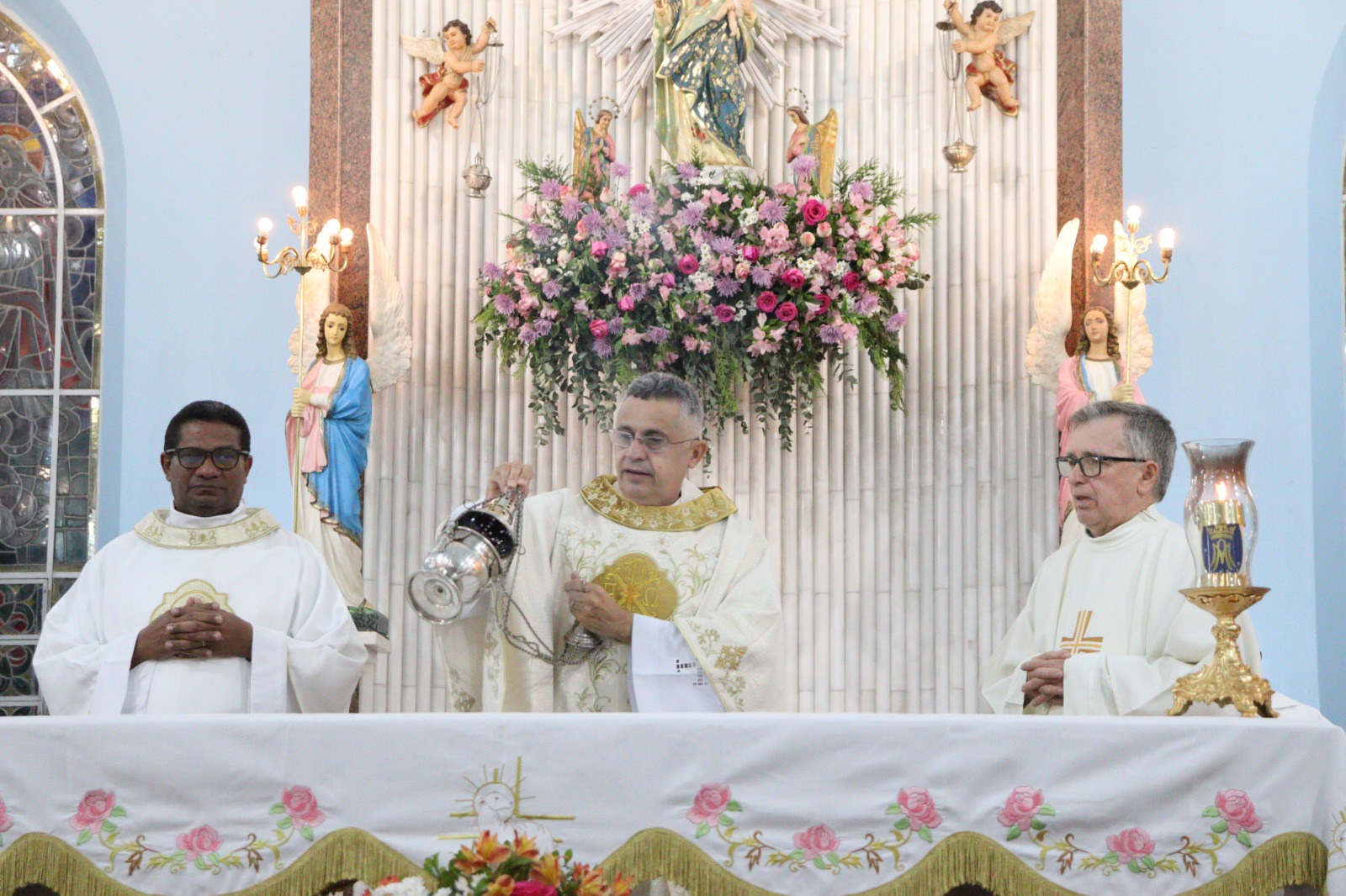 Fiéis falam ao Farol sobre clima da Festa da Penha 1 Fotos: Licca Lima/FArol de Notícias